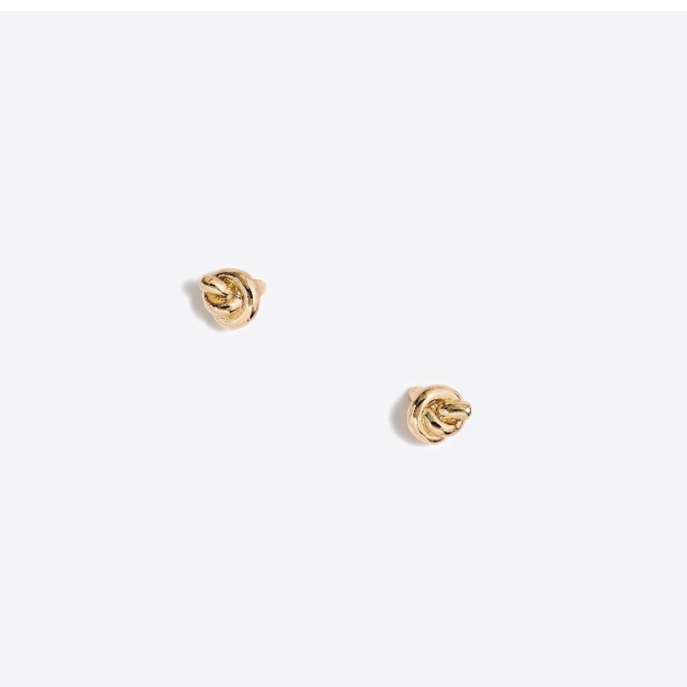 Gold J Crew Know Stud Earrings